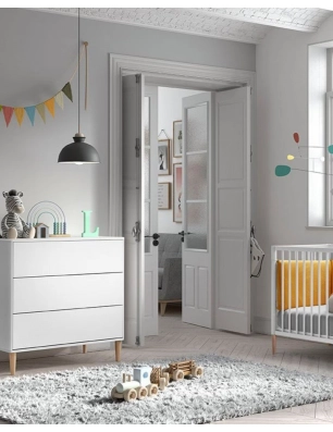 Habitación infantil con Cómoda Tesori 3 cajones de Cotinfant