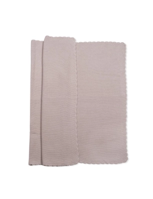 Manta Tricot de Pasito a Pasito Rosa