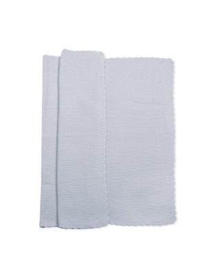 Manta Tricot de Pasito a Pasito Azul