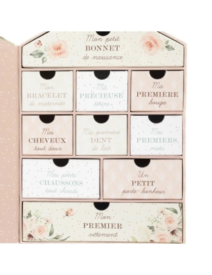 Caja Recuerdos Nacimiento de Atmosphera Rosa