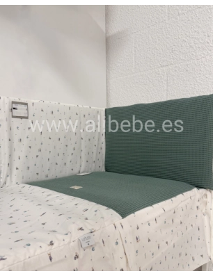 Colcha y Protector Tadea de Uzturre Verde Menta