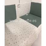 Colcha y Protector Tadea de Uzturre Verde Menta