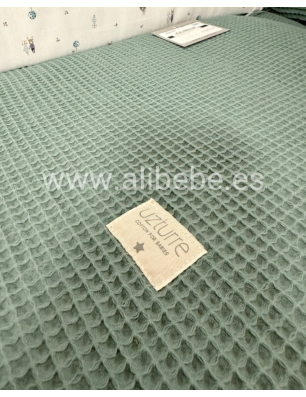 Colcha y Protector Tadea de Uzturre Verde Menta