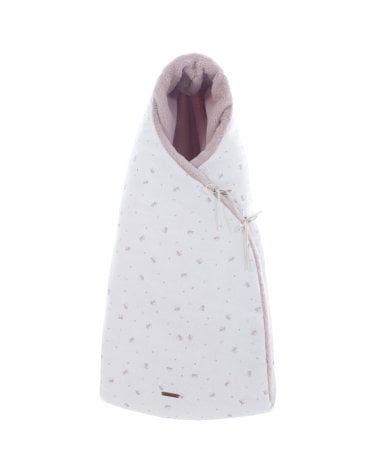 Saco de Capazo Cruzado Clea Interior Mouton de Uzturre Rosa Maquillaje