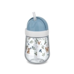 Vaso con Pajita Mio 300ml Forest Friends de Little Dutch
