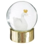 BOLA DE NIEVE CISNE ORO DE ATMOSPHERA