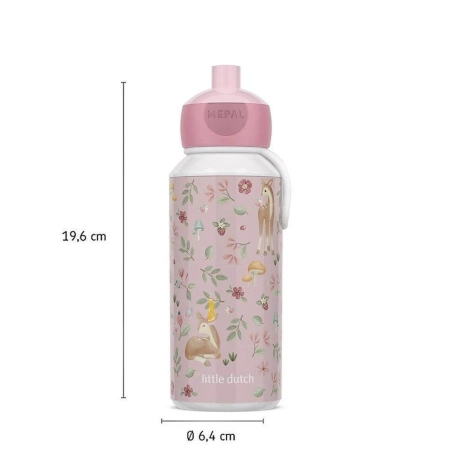 Botella Pop-Up Fairy Garden 400ml  Little Dutch de Mepal