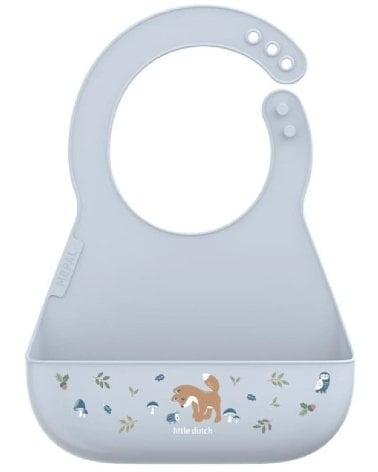 Babero Silicona Mio Forest Friends de Little Dutch