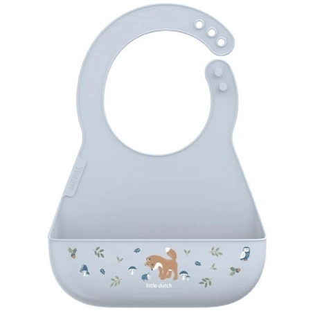 Babero Silicona Mio Forest Friends de Little Dutch