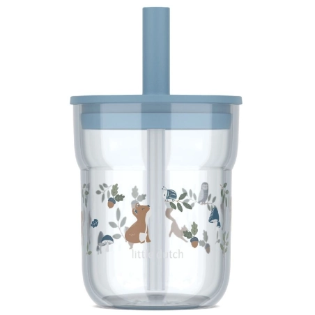 Vaso con Pajita Mio Forest Friends de Little Dutch