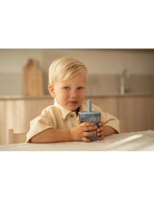 Vaso con Pajita Mio Forest Friends de Little Dutch