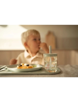 Vaso con Pajita Mio Little Farm de Little Dutch