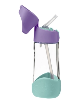 Botella Tritán con Pajita de B.Box Lilac Pop