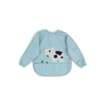 Babero con Mangas y Bolsillo Tiny Farm de Done by Deer Azul
