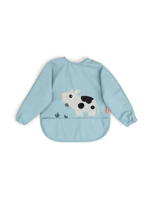 Babero con Mangas y Bolsillo Tiny Farm de Done by Deer Azul