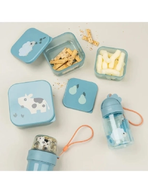 Pack Caja Snack Tiny Farm de Done by Deer Azul