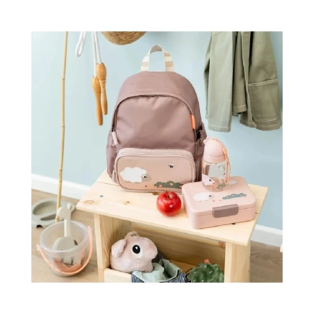 Mochila Infantil Tiny Farm de Done by Deer Rosa
