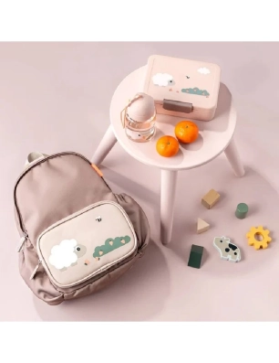 Mochila Infantil Tiny Farm de Done by Deer Rosa