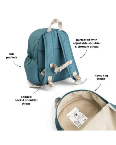 Mochila Infantil Tiny Farm de Done by Deer Azul