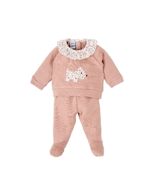 Cjto Pol Niña Felpa Floresta De Babidu