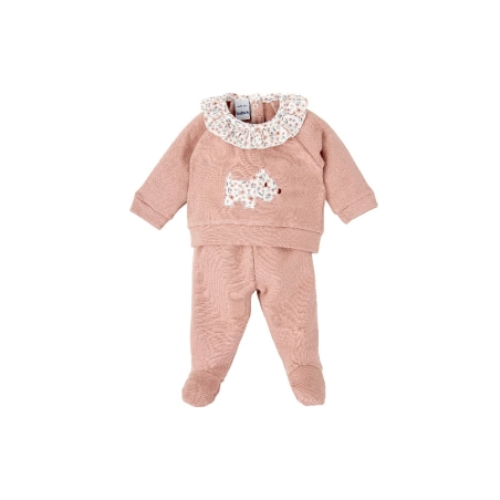 Cjto Pol Niña Felpa Floresta De Babidu