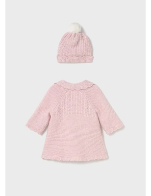 Abrigo Y Gorro Tricot De Mayoral