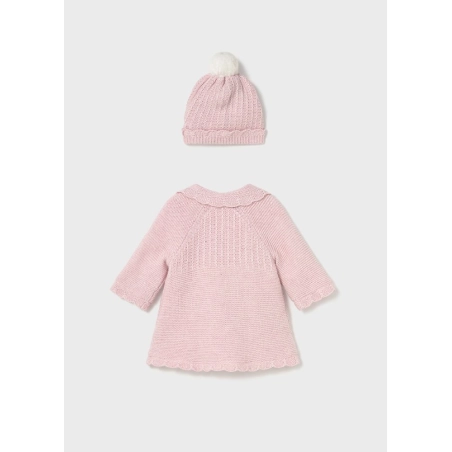 Abrigo Y Gorro Tricot De Mayoral