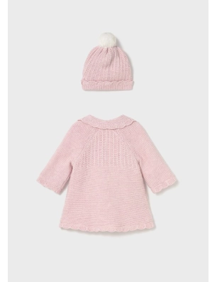Abrigo Y Gorro Tricot De Mayoral