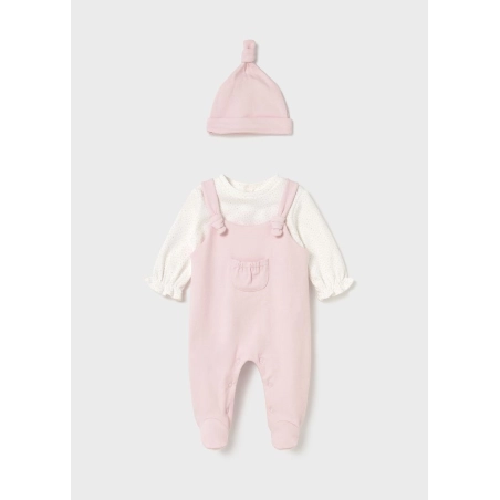 Pelele Peto Y Gorro Felpa De Mayoral