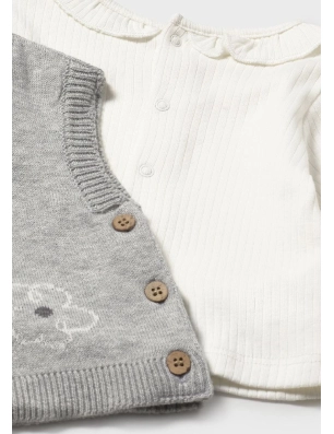 Conj. Leggings Chaleco Tricot De Mayoral