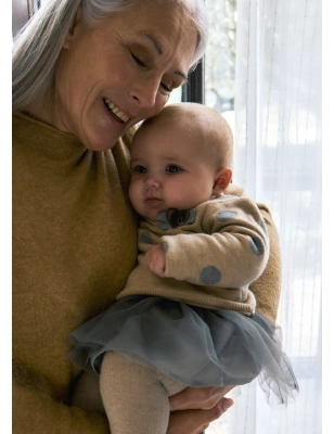Vestido Tricot Combinado Tul De Mayoral