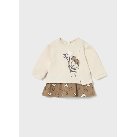 Vestido Combinado Felpa De Mayoral