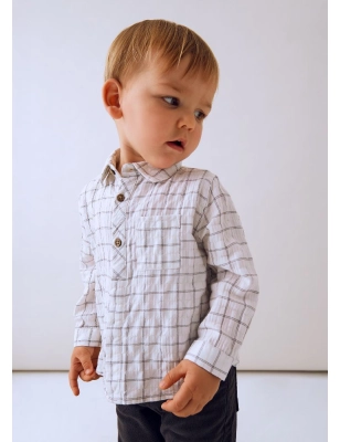 Camisa M/L Cuadros Viscosa De Mayoral
