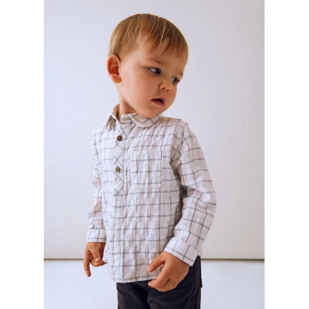 Camisa M/L Cuadros Viscosa De Mayoral