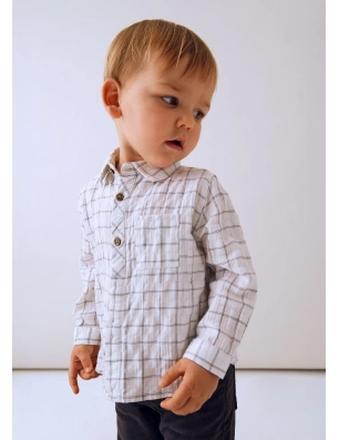 Camisa M/L Cuadros Viscosa De Mayoral