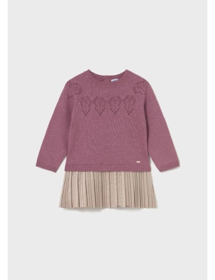 Vestido Combinado Tricot De Mayoral