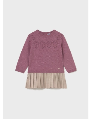 Vestido Combinado Tricot De Mayoral