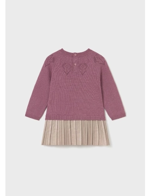 Vestido Combinado Tricot De Mayoral