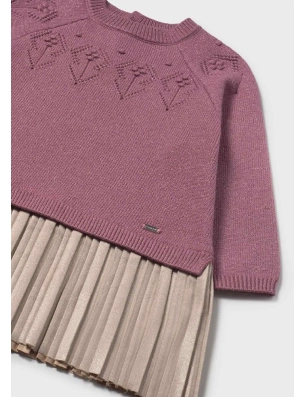 Vestido Combinado Tricot De Mayoral
