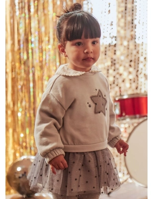 Vestido Combinado Tul De Mayoral