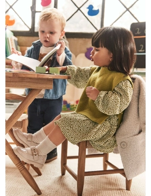 Vestido Con Chaleco Tricot De Mayoral