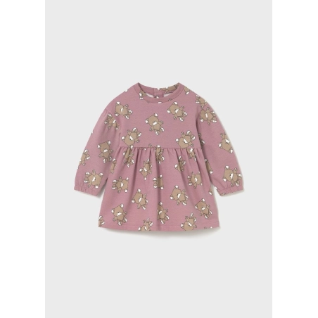 Vestido Felpa Estampado De Mayoral