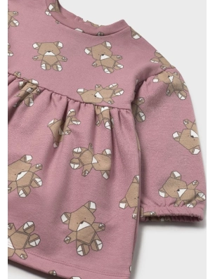 Vestido Felpa Estampado De Mayoral