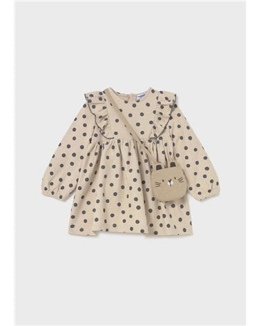 Vestido Estampado Con Bolso De Mayoral