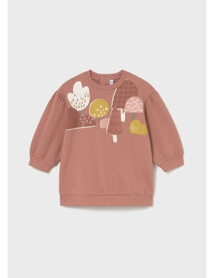 Vestido Felpa Grafica De Mayoral