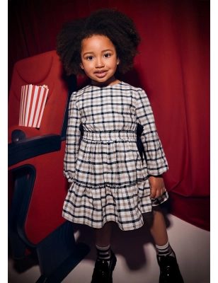 Vestido Cuadros De Mayoral