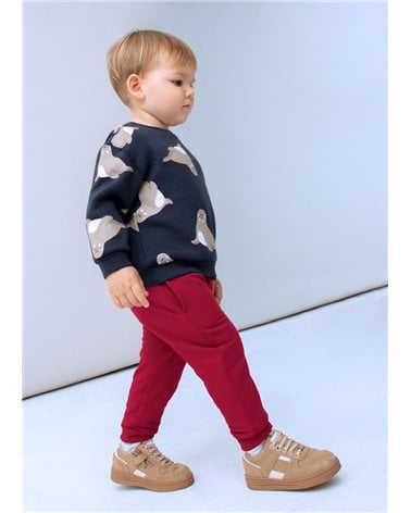 Pantalon Felpa Basico Puños De Mayoral