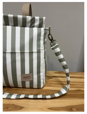 Bolsa Panera Walk Giorgia de Giraffa Bianca e Blu