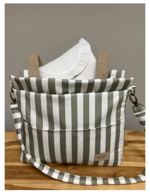 Bolsa Panera Walk Giorgia de Giraffa Bianca e Blu