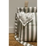 Bolsa Panera Walk Giorgia de Giraffa Bianca e Blu Verde